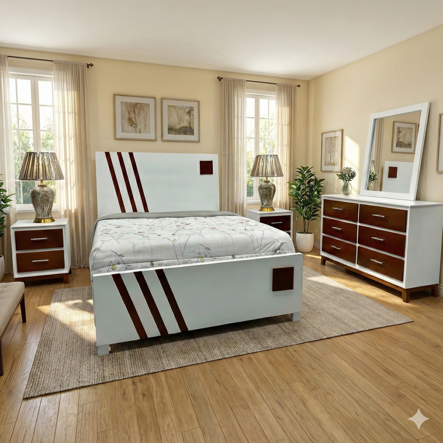 Juego de Aposento Queen Size (Mariel)