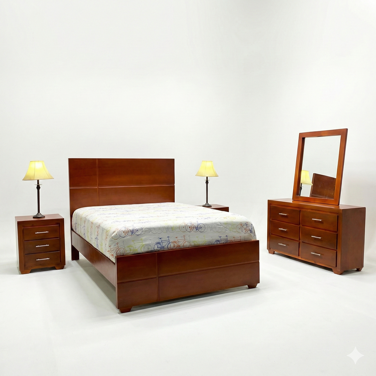 Juego de aposento Queen Size Taino - vista de detalle